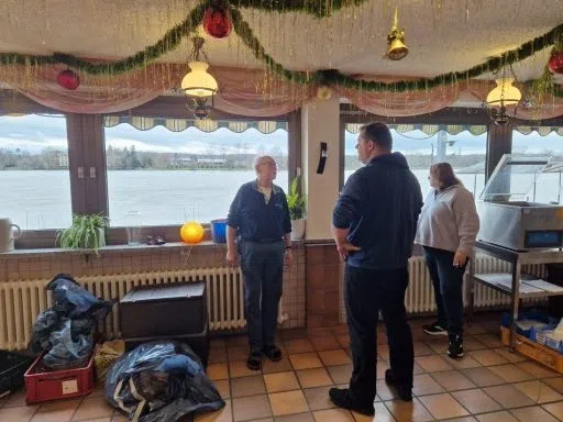 Hochwasser im Bundeshäuschen – Aufnahme aus unserem Archiv