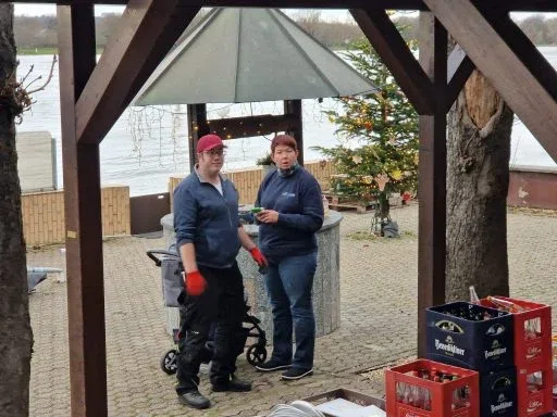 Hochwasser im Bundeshäuschen – Aufnahme aus unserem Archiv