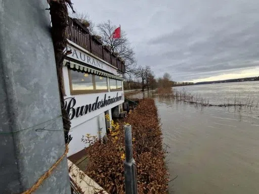 Hochwasser im Bundeshäuschen – Aufnahme aus unserem Archiv