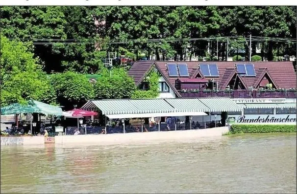 Hochwasser im Bundeshäuschen – Aufnahme aus unserem Archiv