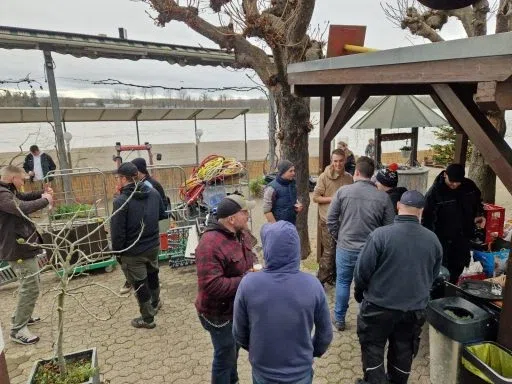 Hochwasser im Bundeshäuschen – Aufnahme aus unserem Archiv