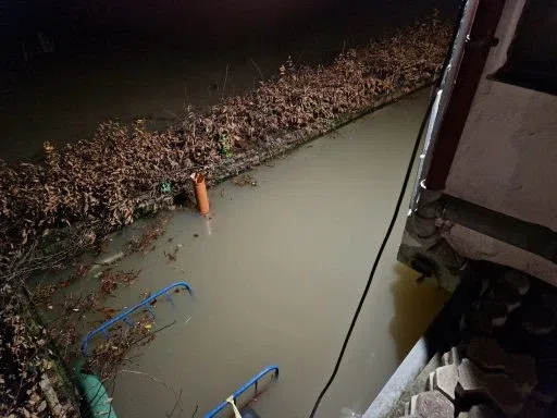 Hochwasser im Bundeshäuschen – Aufnahme aus unserem Archiv