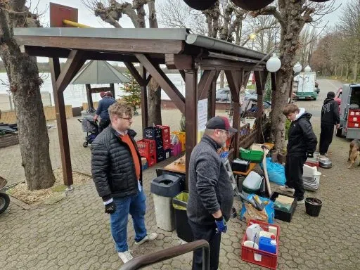 Hochwasser im Bundeshäuschen – Aufnahme aus unserem Archiv