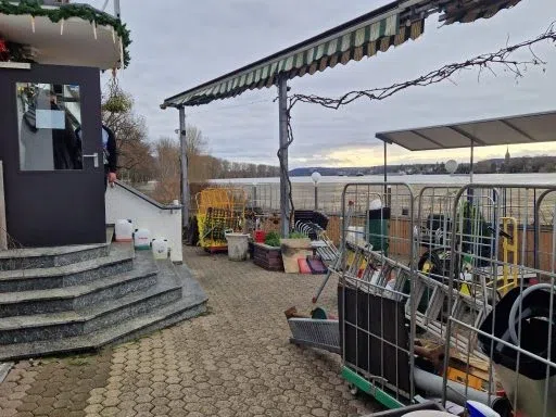 Hochwasser im Bundeshäuschen – Aufnahme aus unserem Archiv