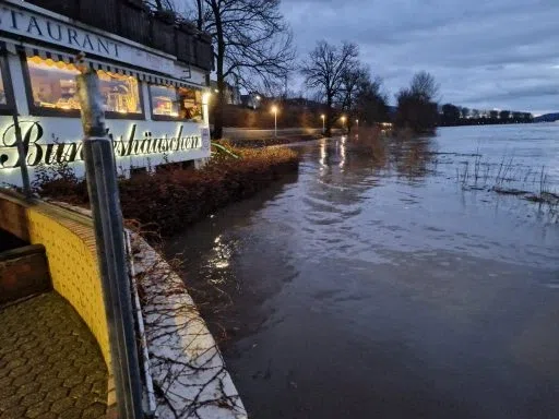 Hochwasser im Bundeshäuschen – Aufnahme aus unserem Archiv