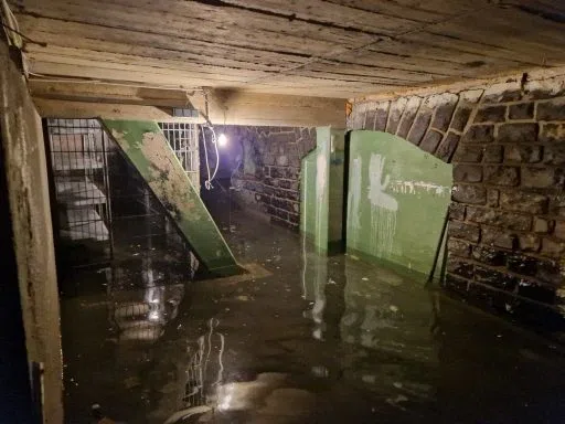 Hochwasser im Bundeshäuschen – Aufnahme aus unserem Archiv